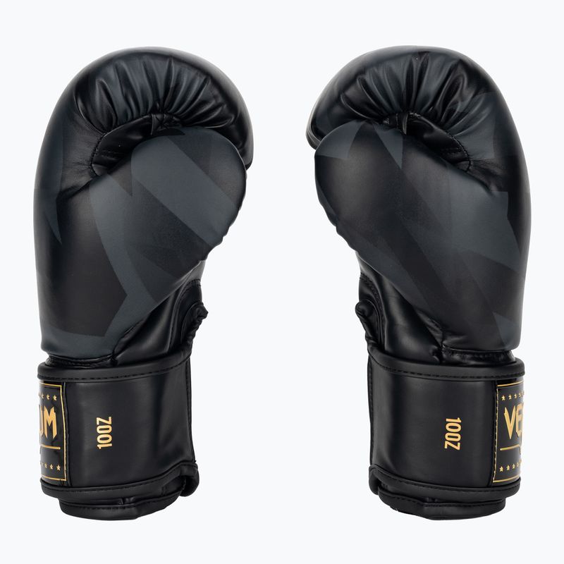 Guanti da boxe Venum Razor nero/oro 3