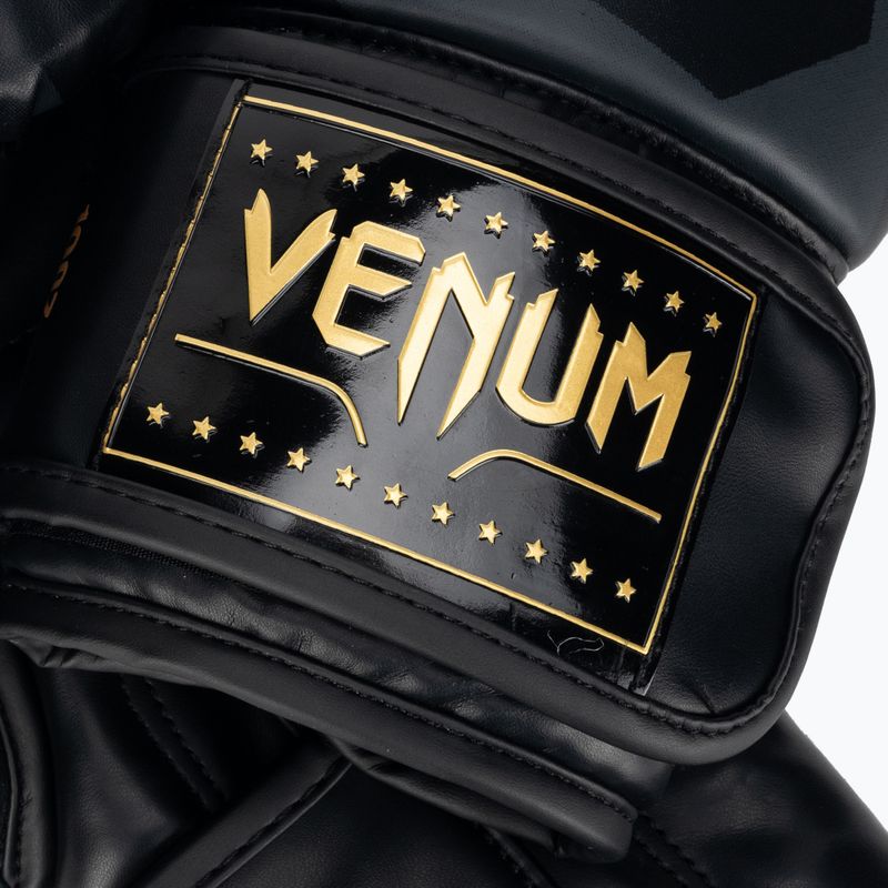 Guanti da boxe Venum Razor nero/oro 4