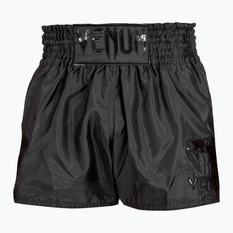 Pantaloncini da allenamento Venum Classic Muay Thai da uomo nero/nero 5