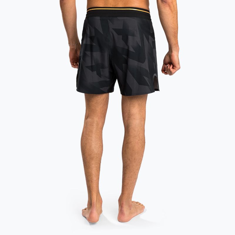 Pantaloncini da allenamento Venum Razor Fight da uomo nero/oro 2