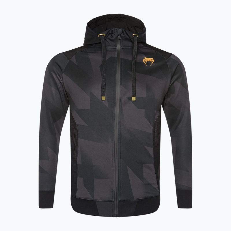Felpa Venum Razor da uomo con cappuccio nero/oro 8