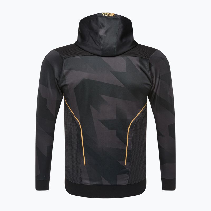 Felpa Venum Razor da uomo con cappuccio nero/oro 9