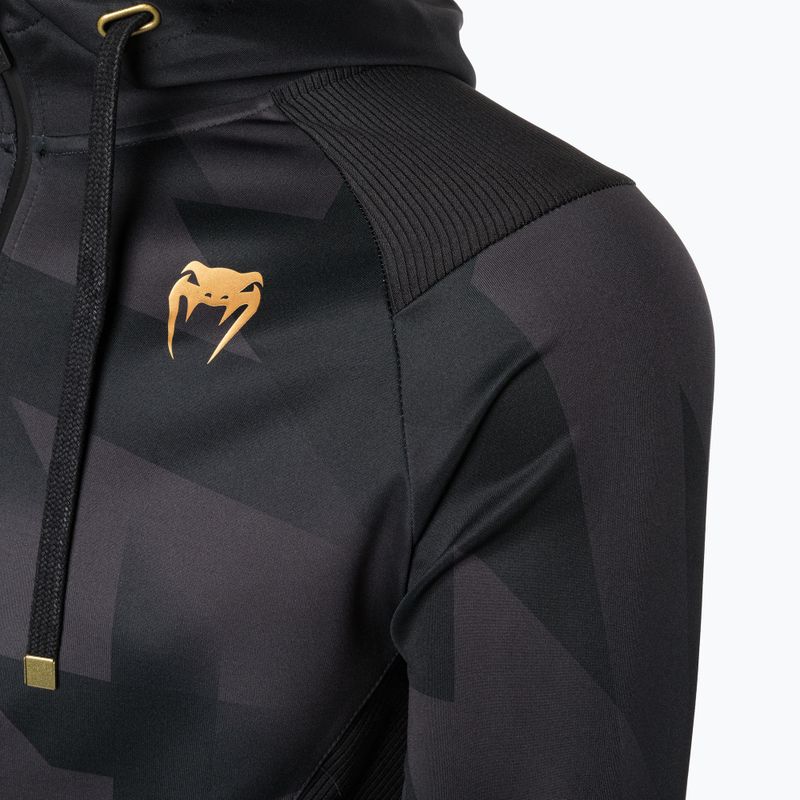 Felpa Venum Razor da uomo con cappuccio nero/oro 10
