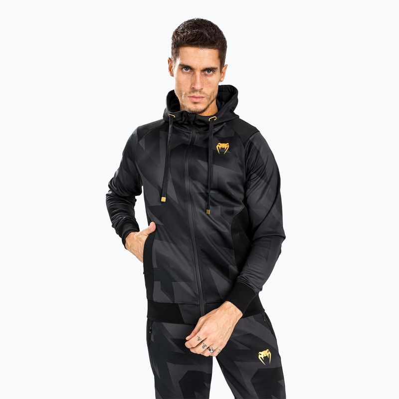 Felpa Venum Razor da uomo con cappuccio nero/oro