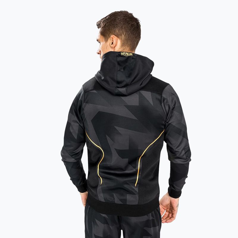 Felpa Venum Razor da uomo con cappuccio nero/oro 3