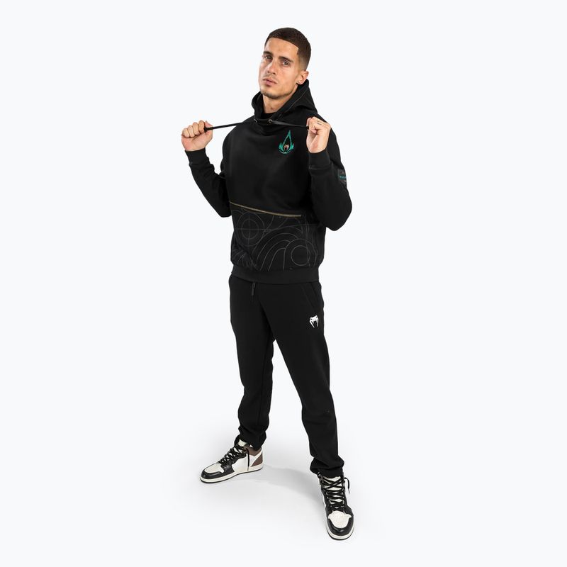 Felpa Venum Assassin's Creed Reloaded da uomo con cappuccio nero 4