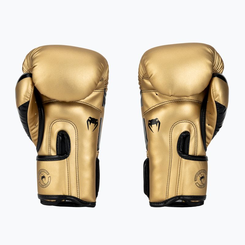 Guanti da boxe Venum Elite oro/nero 2