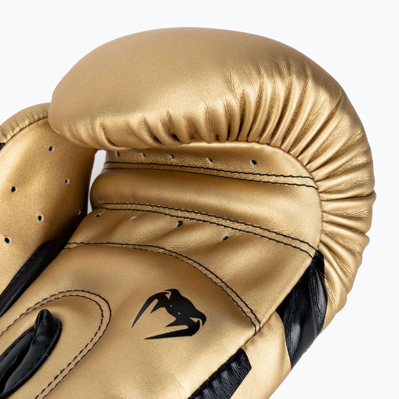 Guanti da boxe Venum Elite oro/nero 4