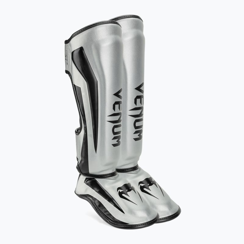 Protezioni per tibia Venum Elite Standup nero/argento