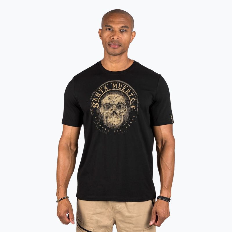 Maglietta Venum Santa Muerte Dark Side da uomo nero/marrone