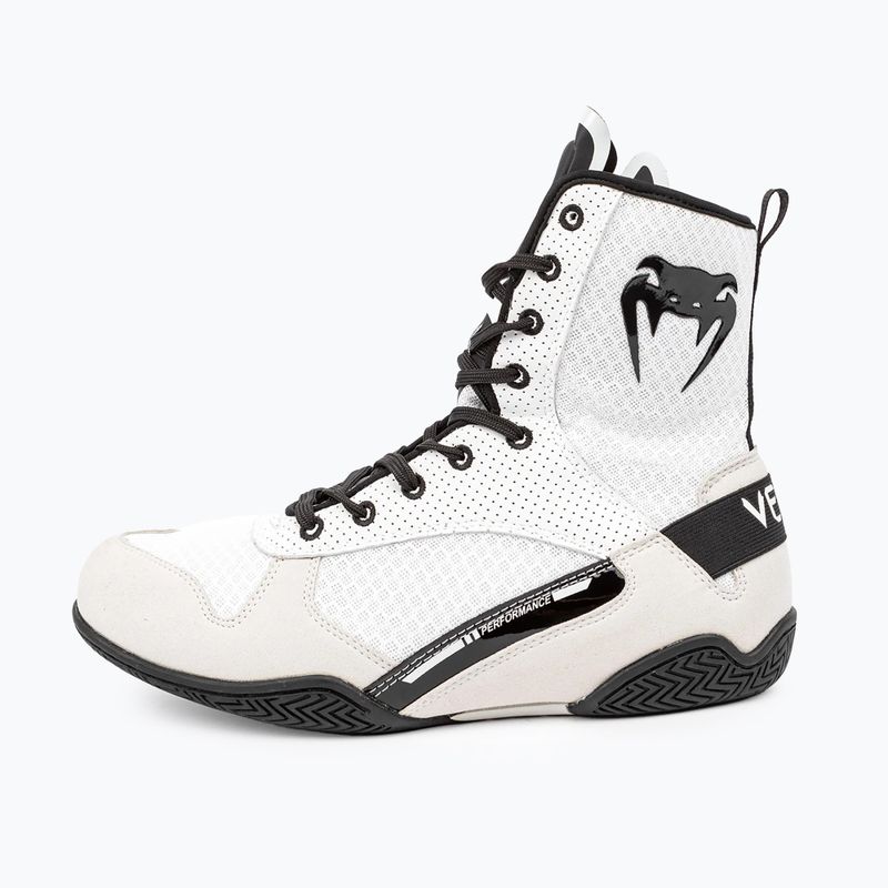 Scarpe da boxe Venum Elite bianco/nero 10