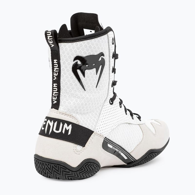 Scarpe da boxe Venum Elite bianco/nero 11