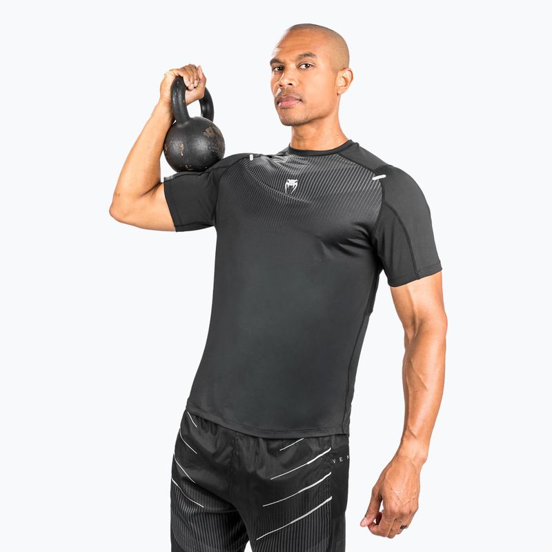 Maglietta Venum Biomecha Dry Tech da uomo nero/grigio 2