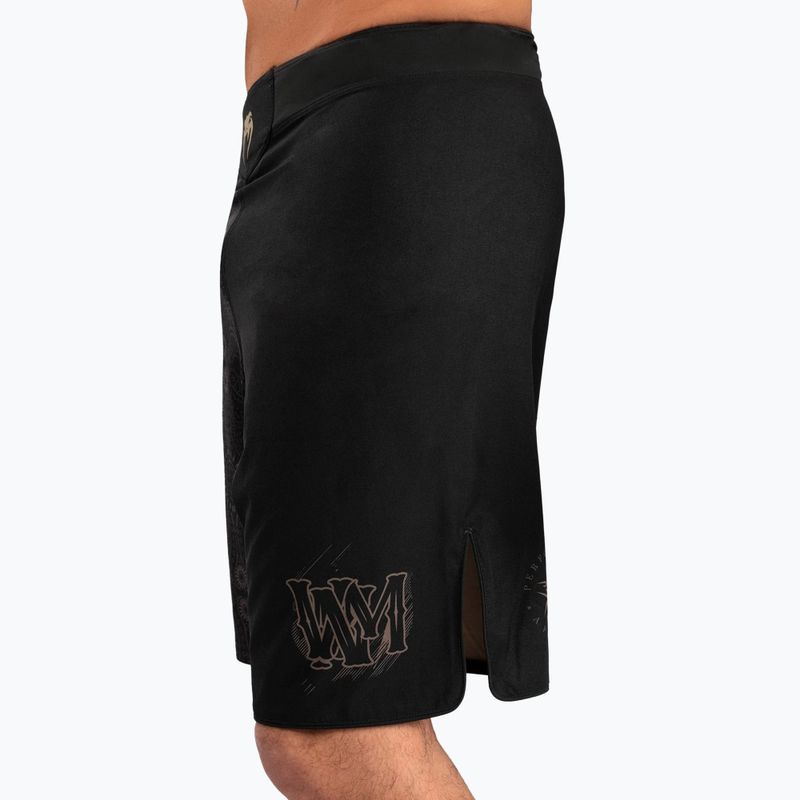 Pantaloncini da allenamento per uomo Venum Santa Muerte Dark Side Fightshorts neri/marroni 7