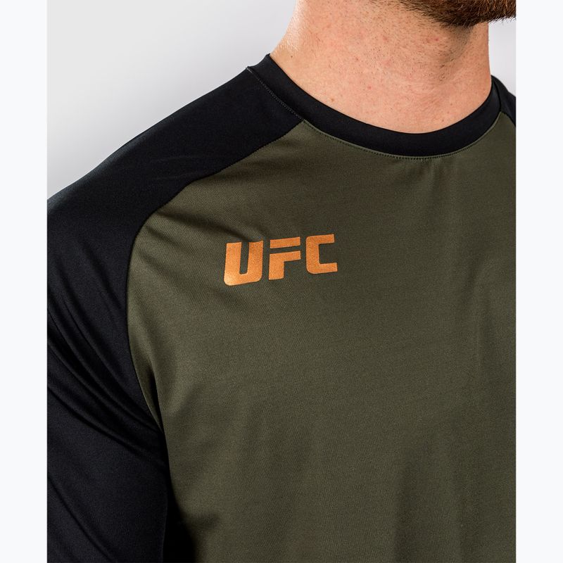 Maglietta Venum UFC By Adrenaline Fight Week Dry-Tech da uomo color cachi 6