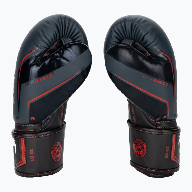 Guantoni da boxe Venum Elite Evo blu/nero/rosso 3
