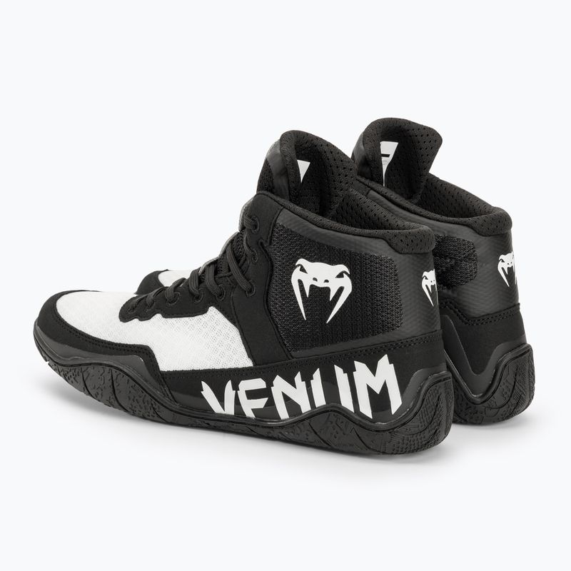 Venum Elite Wrestling stivali da boxe nero/bianco 3