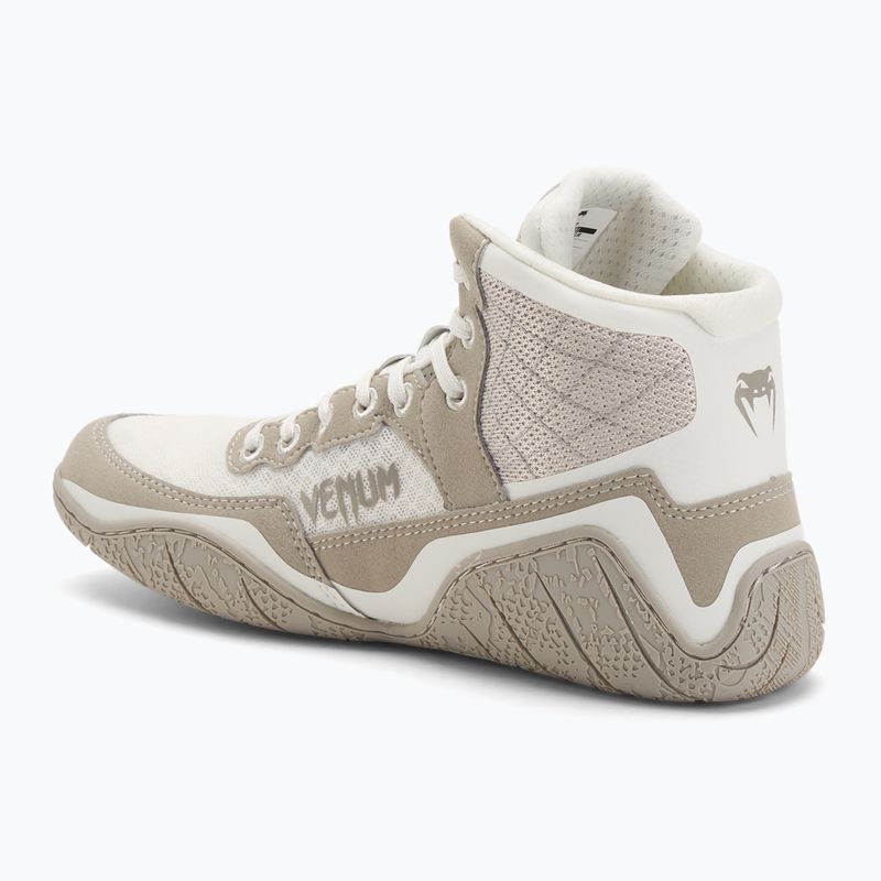 Stivali da boxe Venum Elite Wrestling beige/sabbia 3