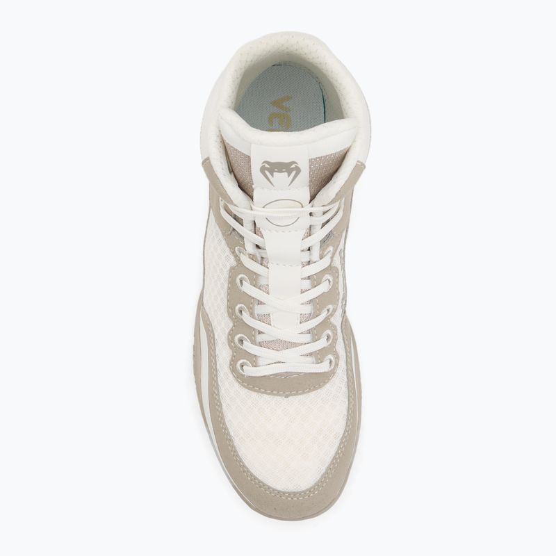 Stivali da boxe Venum Elite Wrestling beige/sabbia 5