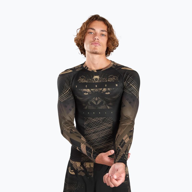 Venum Gorilla Jungle Rashguard da uomo sabbia/nero 4