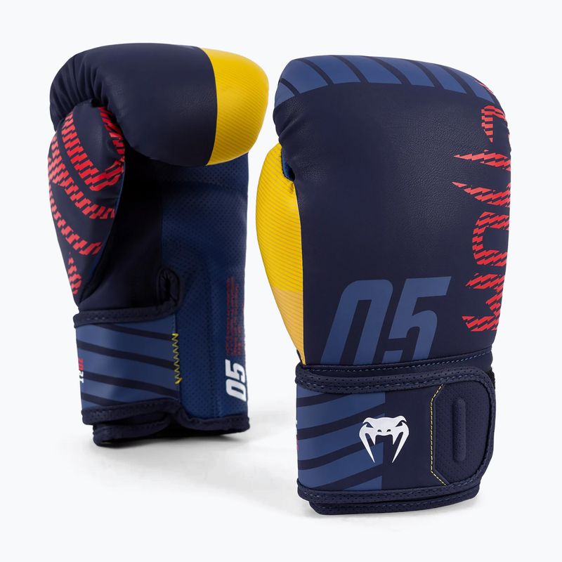 Venum Sport 05 Boxing guanti da boxe da uomo blu/giallo 2