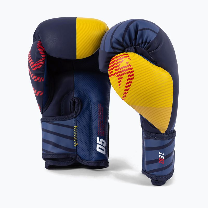 Venum Sport 05 Boxing guanti da boxe da uomo blu/giallo 3