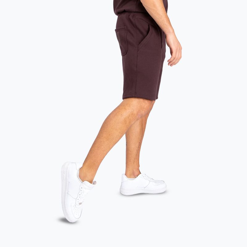 Pantaloncini da uomo Venum Silent Power Cotton marrone scuro 4