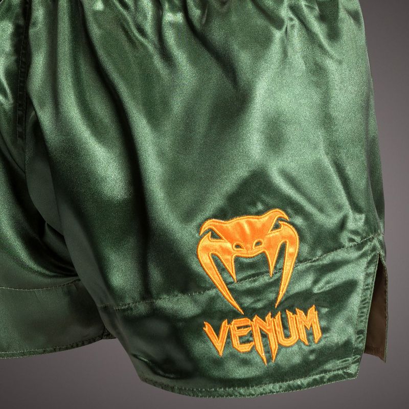 Pantaloncini da allenamento uomo Venum Classic Muay Thai green/gold/black 5