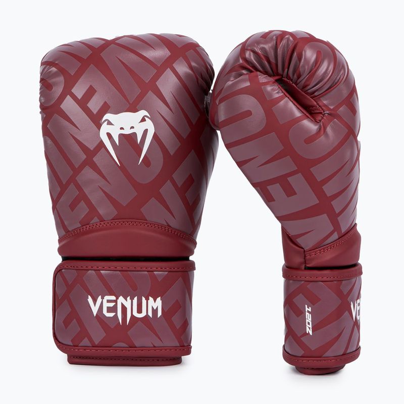Guantoni da boxe Venum Contender 1.5 XT bordeaux/bianco