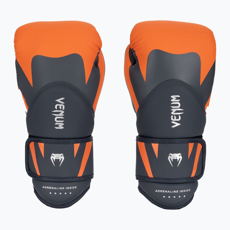 Venum Challenger 4.0 guantoni da boxe da uomo blu navy/arancio