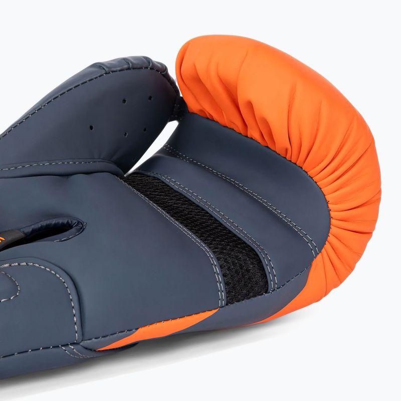 Venum Challenger 4.0 guantoni da boxe da uomo blu navy/arancio 5