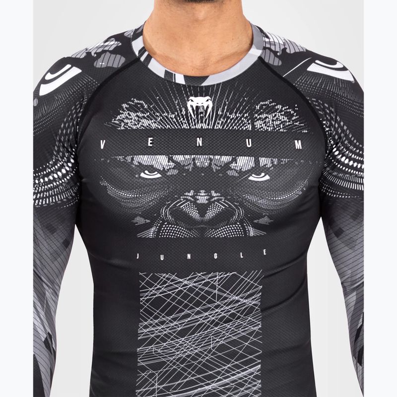 Venum Gorilla Jungle Rashguard da uomo nero/bianco 4