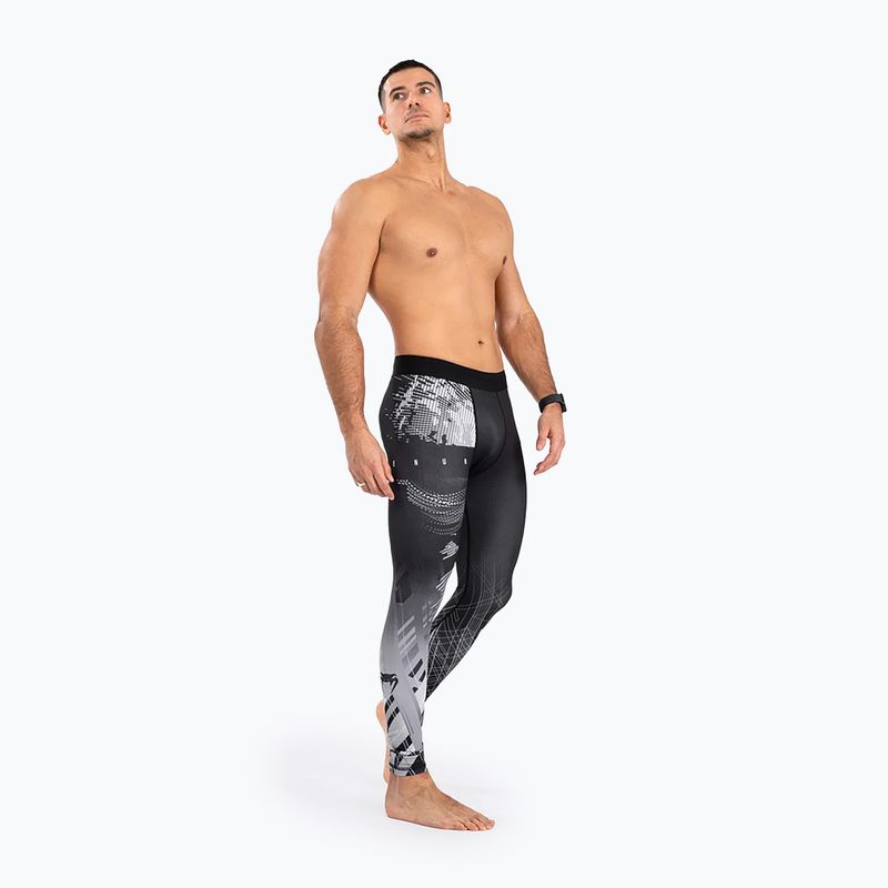 Leggings da allenamento Venum Gorilla Jungle Spats nero/bianco da uomo 3