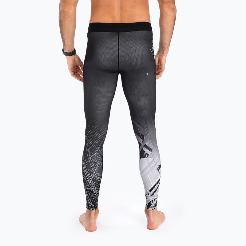 Leggings da allenamento Venum Gorilla Jungle Spats nero/bianco da uomo 4