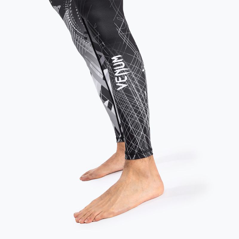 Leggings da allenamento Venum Gorilla Jungle Spats nero/bianco da uomo 7