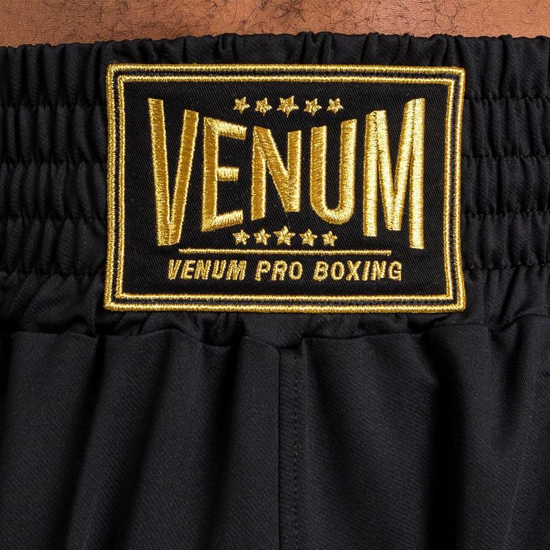 Pantaloncini da boxe Venum Classic Boxing bianco/nero da uomo 8