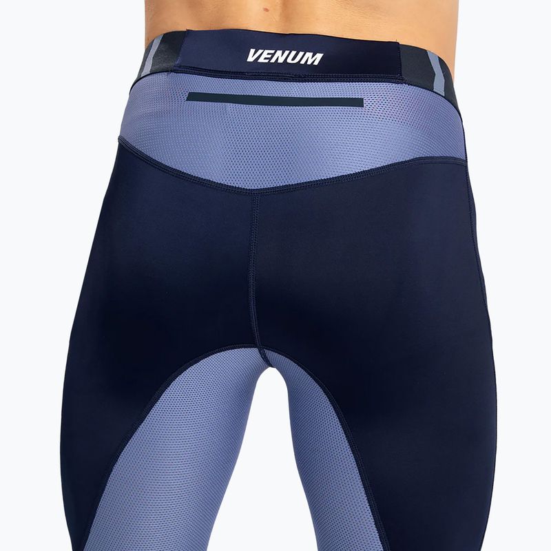 Venum Tempest Spats, leggings da allenamento da uomo, blu navy 6