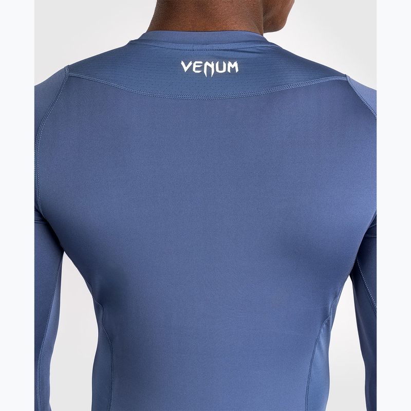 Venum Attack Rashguard da uomo a manica lunga da allenamento blu navy 6