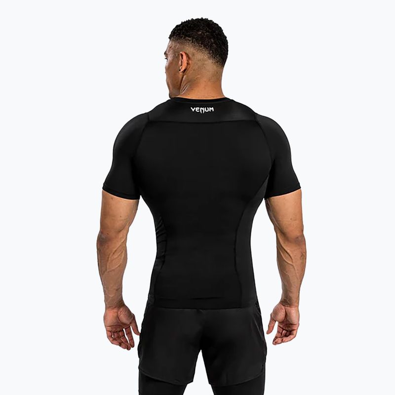 T-shirt Venum Attack Rashguard da uomo, nero 3