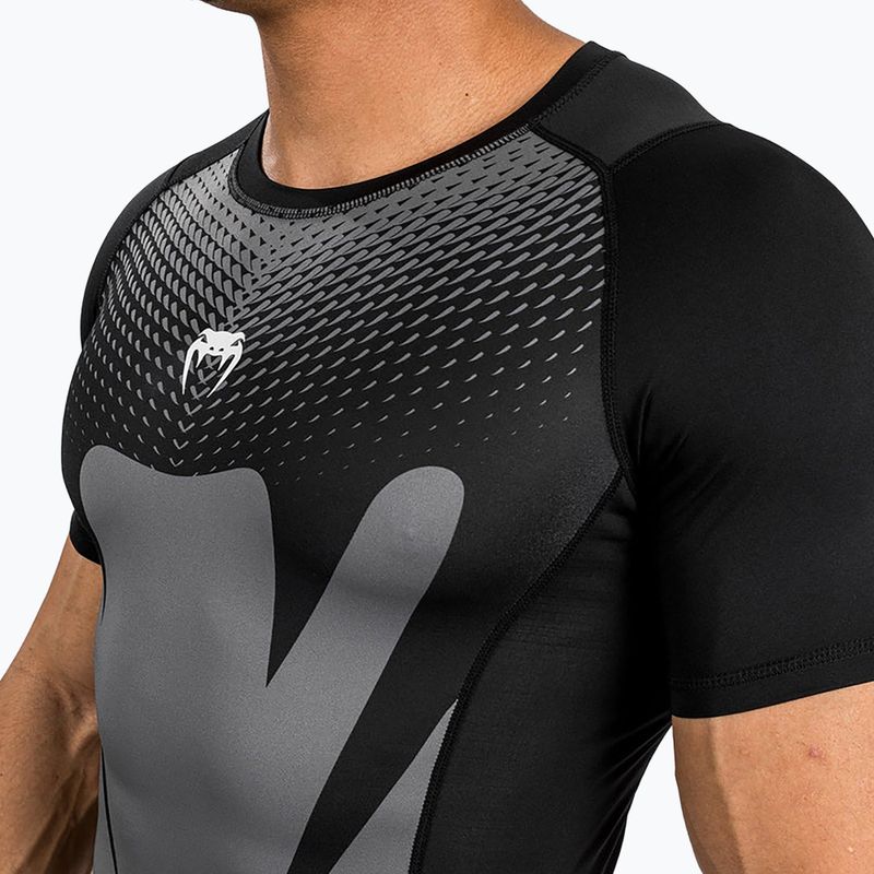 T-shirt Venum Attack Rashguard da uomo, nero 5