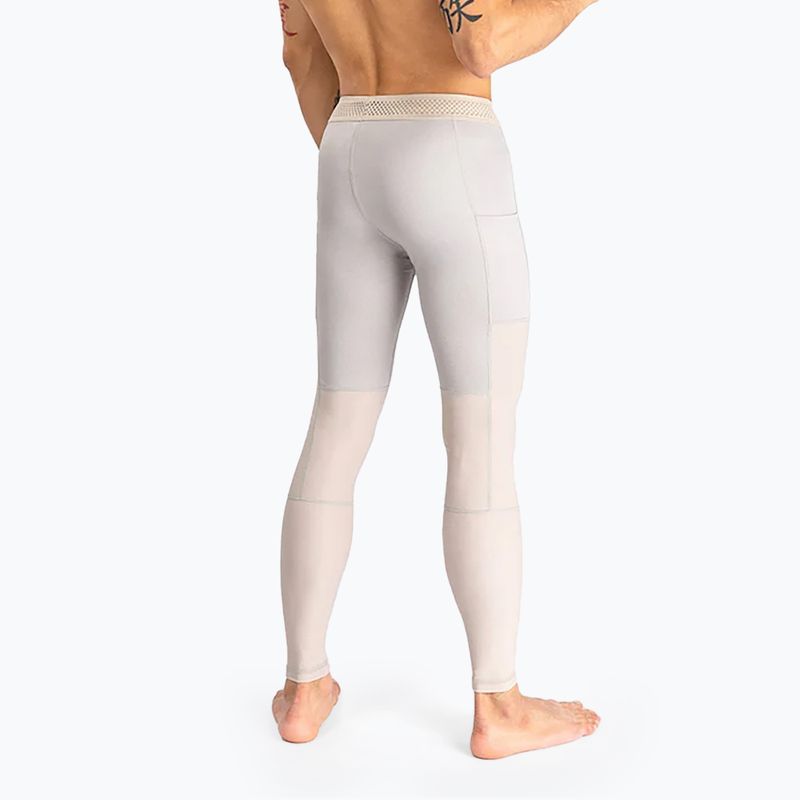 Leggings da uomo Venum Attack Spats beige 3