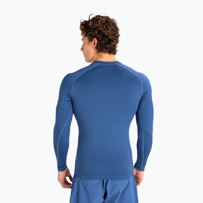 Venum Contender Rashguard Longsleeve da uomo blu 3