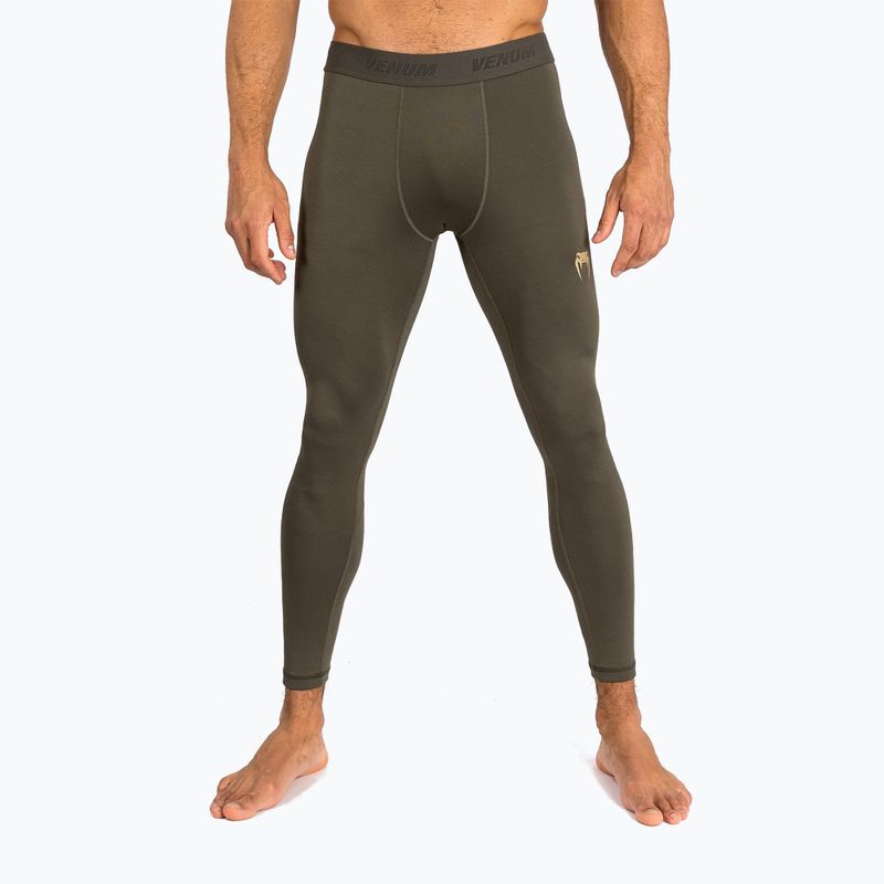 Leggings da allenamento Venum Contender kaki per uomo