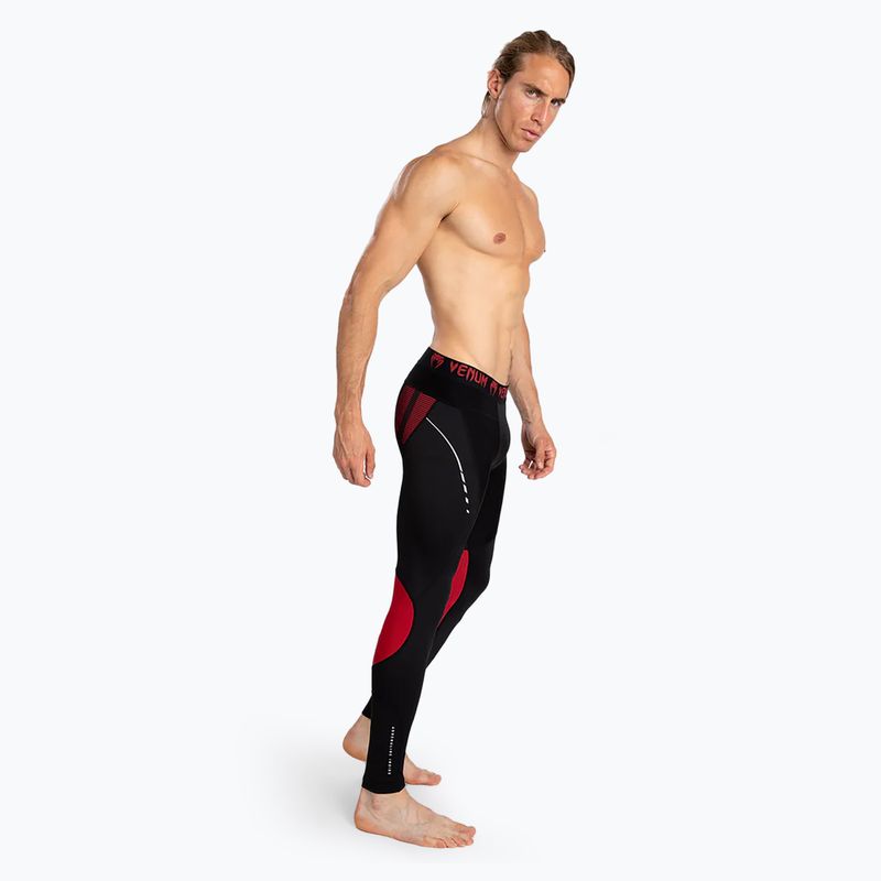 Leggings Venum da uomo Adrenaline Spats nero/rosso 2