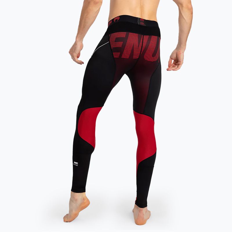 Leggings Venum da uomo Adrenaline Spats nero/rosso 3