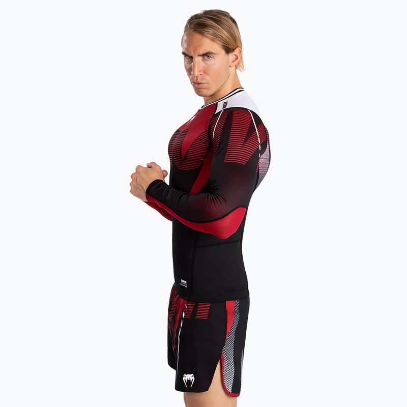 Venum Adrenaline Rashguard uomo nero/rosso manica lunga 4