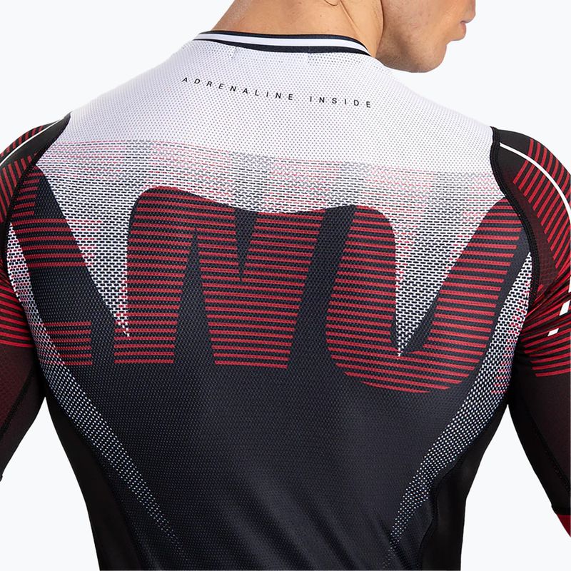 Venum Adrenaline Rashguard uomo nero/rosso manica lunga 6