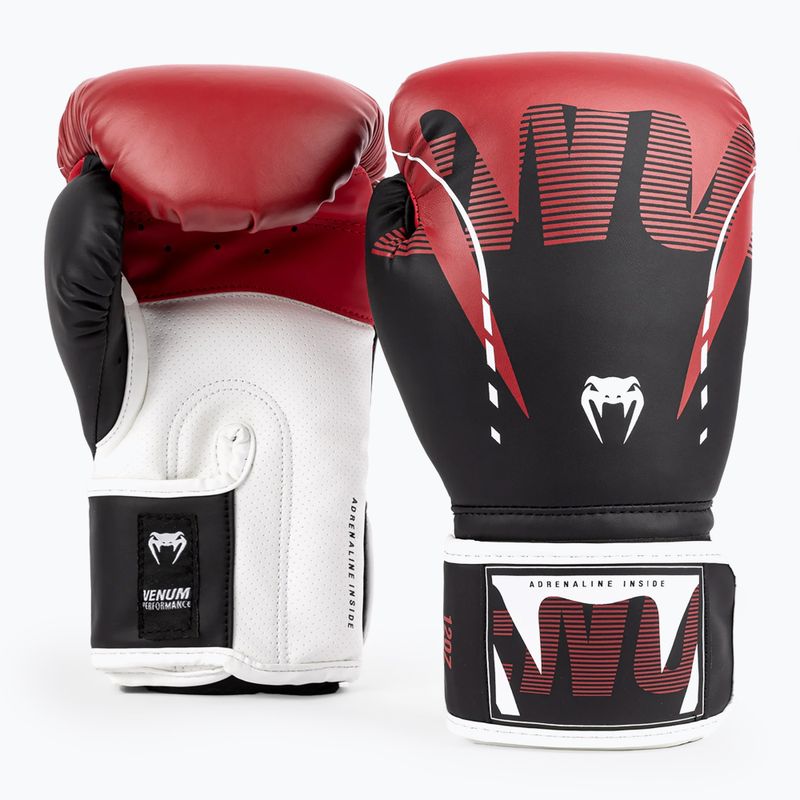 Venum Adrenaline Guanti da boxe nero/rosso 3