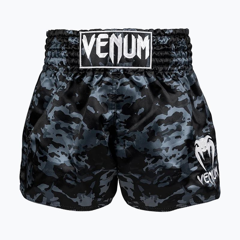 Pantaloncini da allenamento Venum Classic Muay Thai da uomo nero/camo scuro