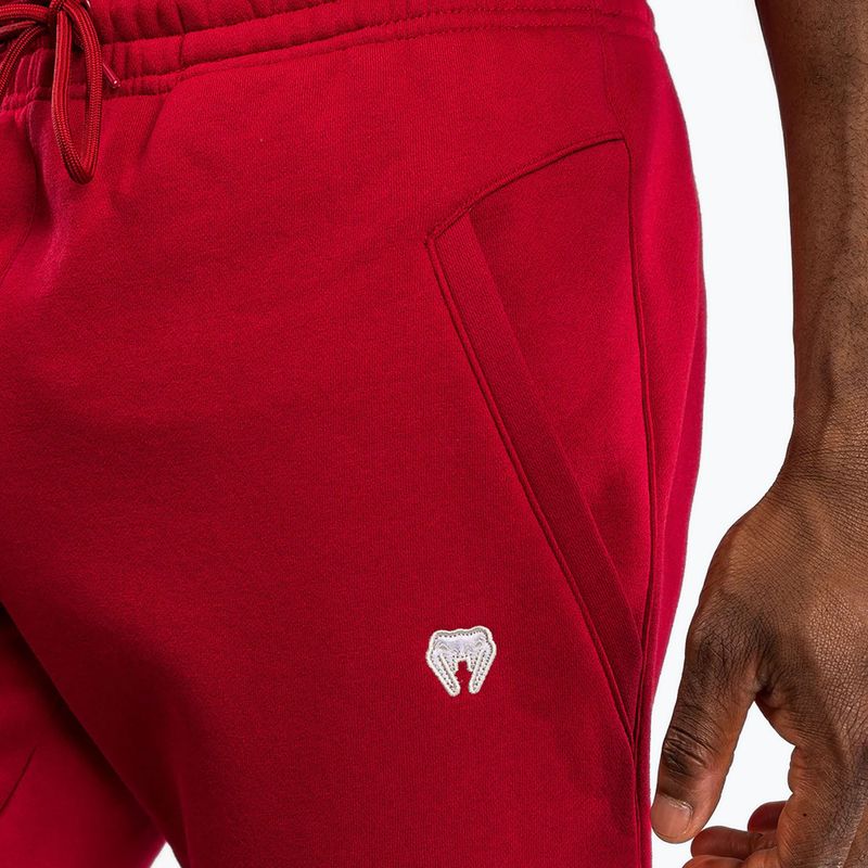 Pantaloni Venum Silent Power da uomo rosso ciliegia 4